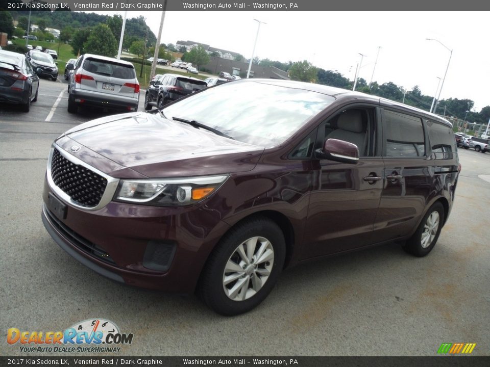 2017 Kia Sedona LX Venetian Red / Dark Graphite Photo #4