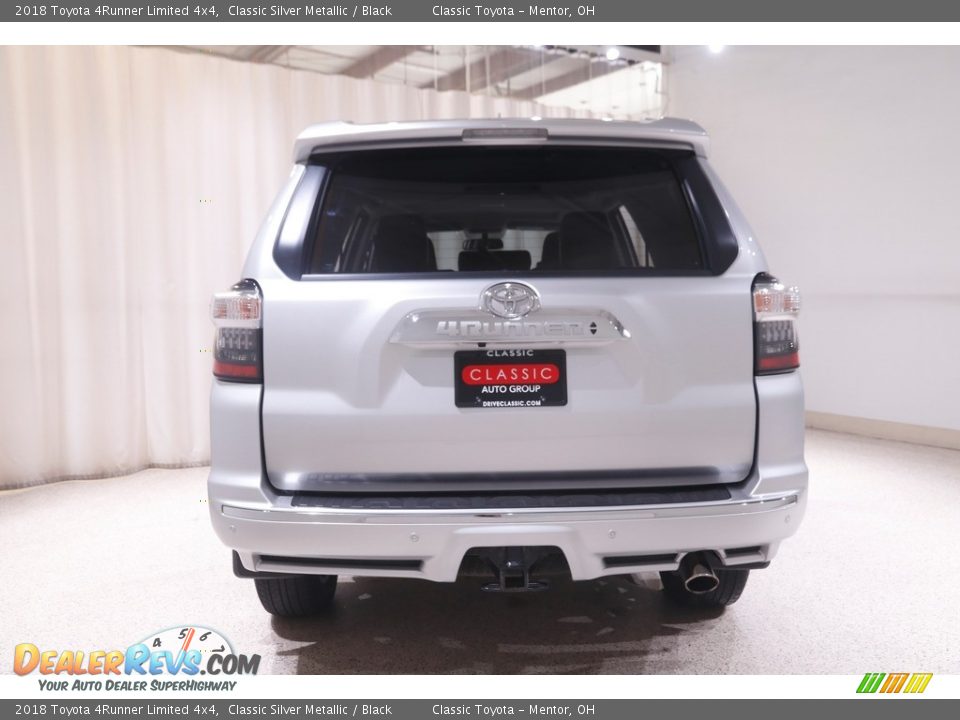 2018 Toyota 4Runner Limited 4x4 Classic Silver Metallic / Black Photo #20