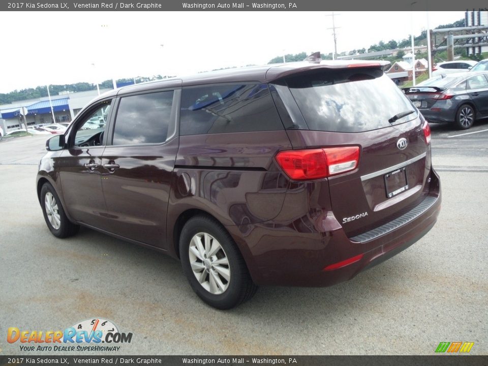 2017 Kia Sedona LX Venetian Red / Dark Graphite Photo #6