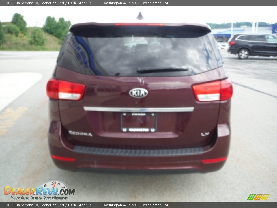 2017 Kia Sedona LX Venetian Red / Dark Graphite Photo #7