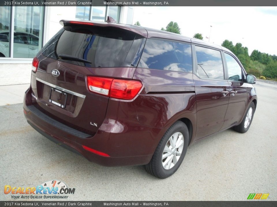 2017 Kia Sedona LX Venetian Red / Dark Graphite Photo #8