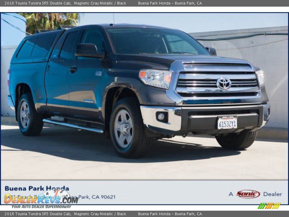 2016 Toyota Tundra SR5 Double Cab Magnetic Gray Metallic / Black Photo #1