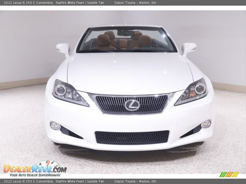 2012 Lexus IS 350 C Convertible Starfire White Pearl / Saddle Tan Photo #3