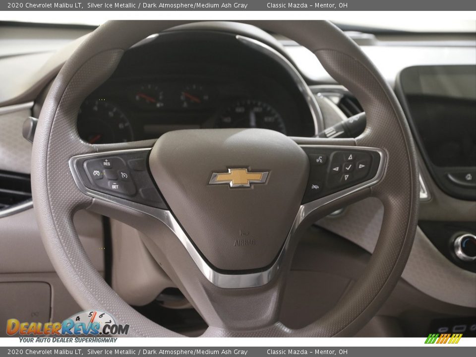 2020 Chevrolet Malibu LT Silver Ice Metallic / Dark Atmosphere/Medium Ash Gray Photo #7
