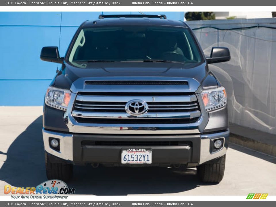 2016 Toyota Tundra SR5 Double Cab Magnetic Gray Metallic / Black Photo #7