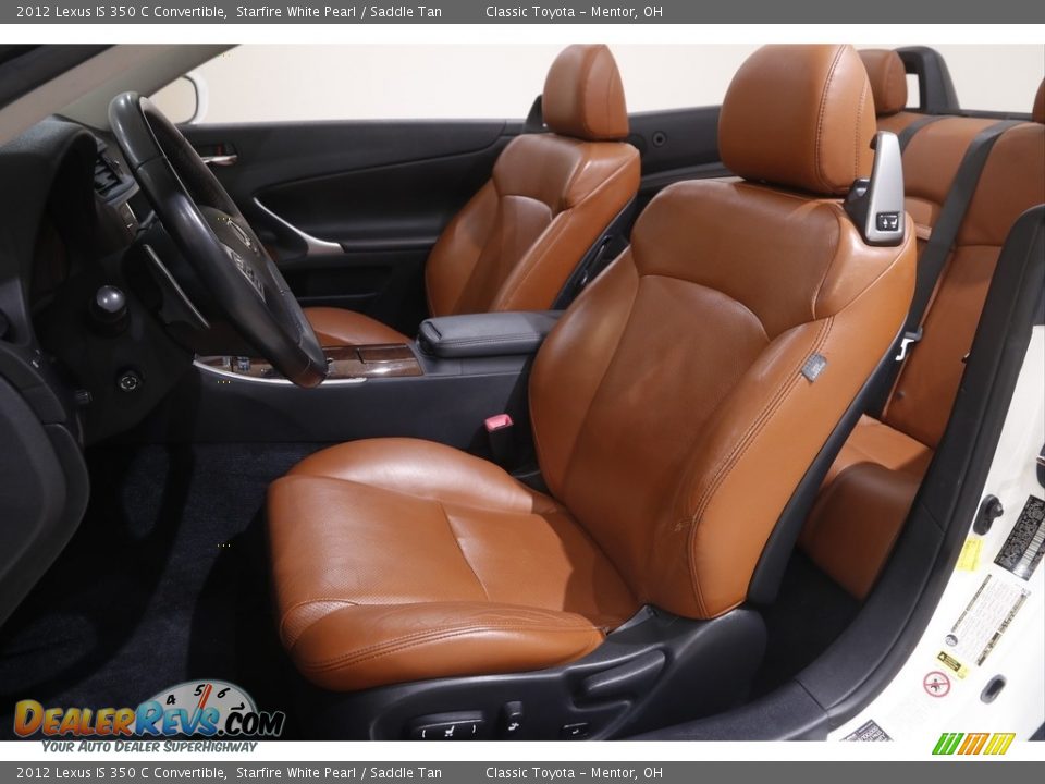 Saddle Tan Interior - 2012 Lexus IS 350 C Convertible Photo #6