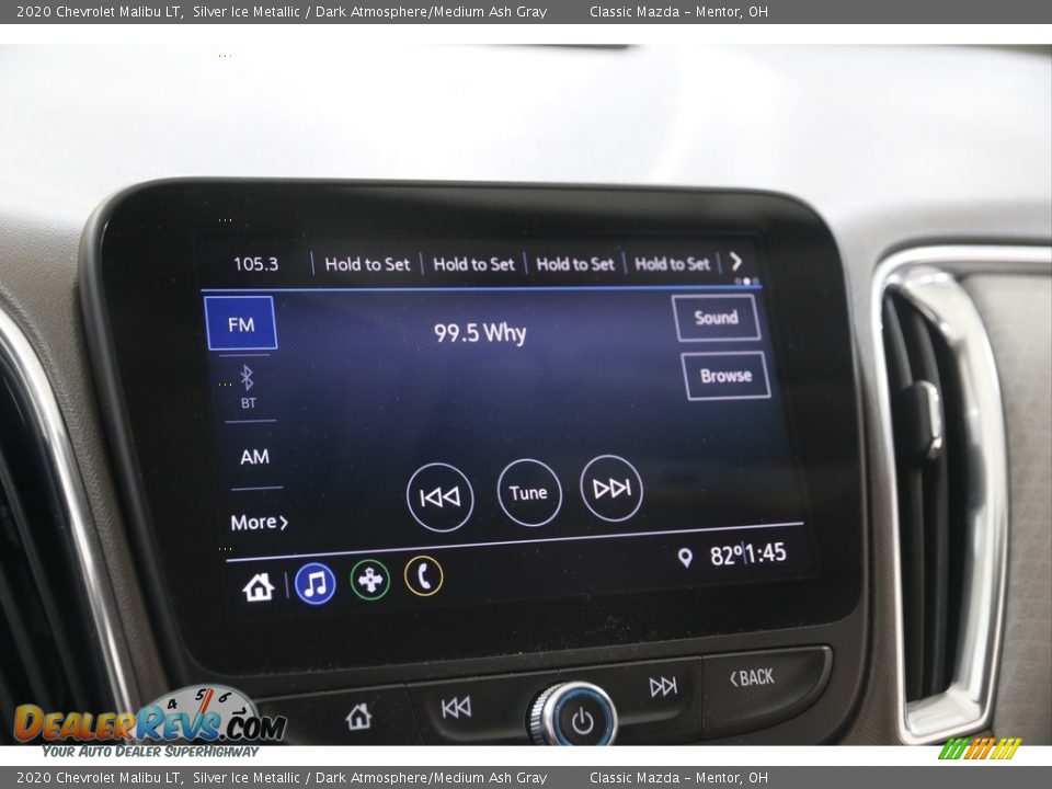 2020 Chevrolet Malibu LT Silver Ice Metallic / Dark Atmosphere/Medium Ash Gray Photo #10