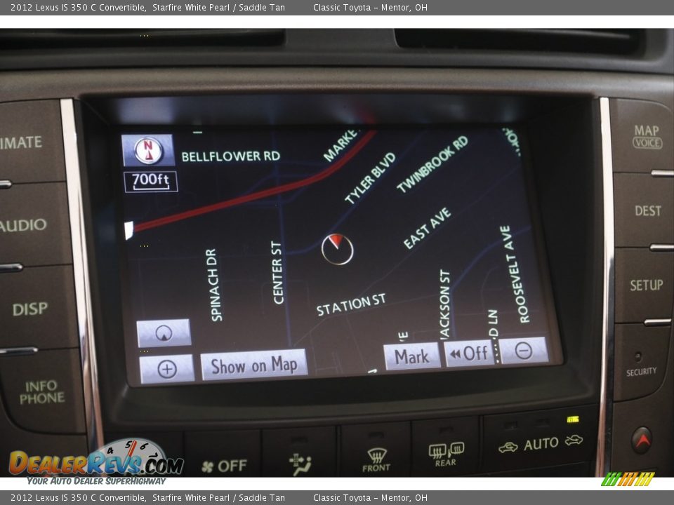 Navigation of 2012 Lexus IS 350 C Convertible Photo #11