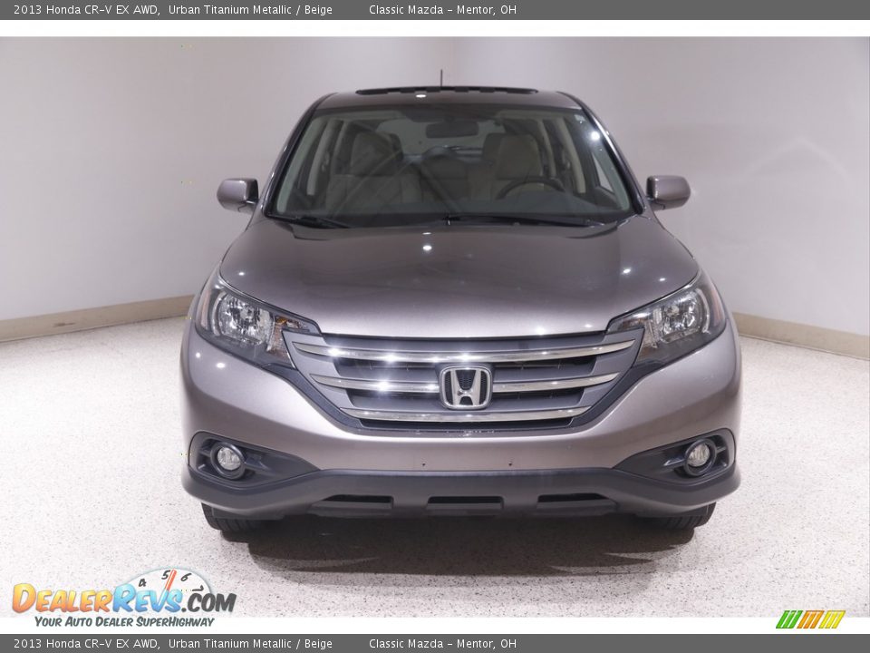 2013 Honda CR-V EX AWD Urban Titanium Metallic / Beige Photo #2