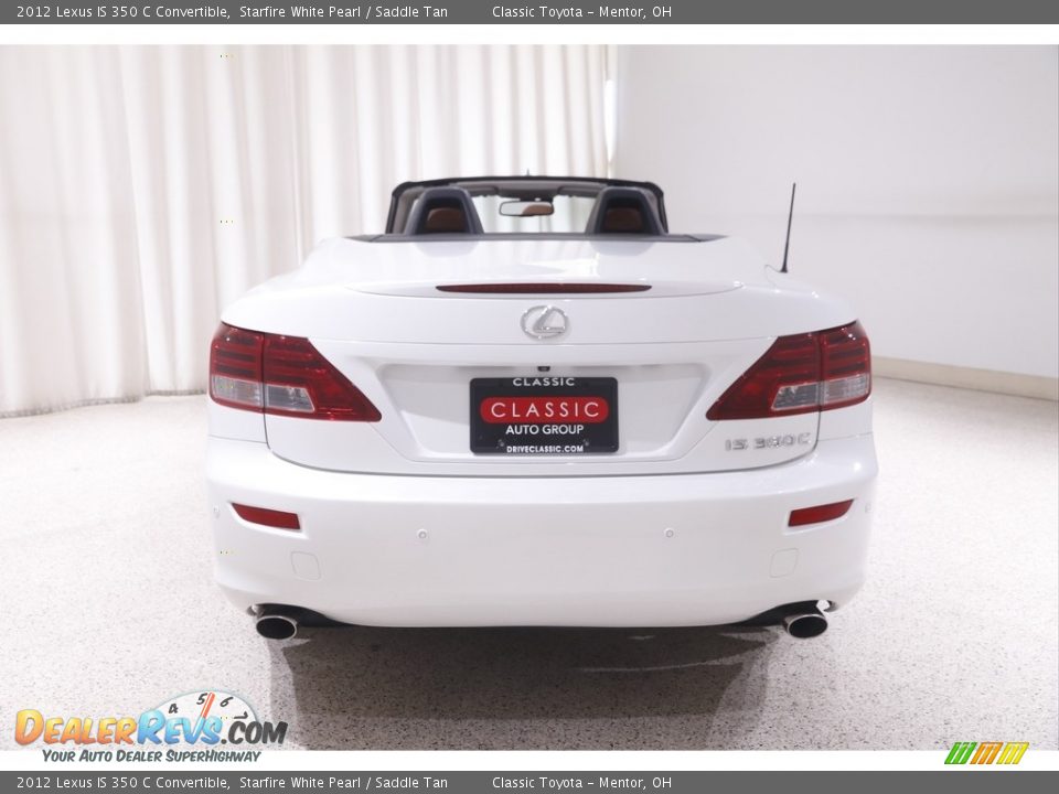 2012 Lexus IS 350 C Convertible Starfire White Pearl / Saddle Tan Photo #21