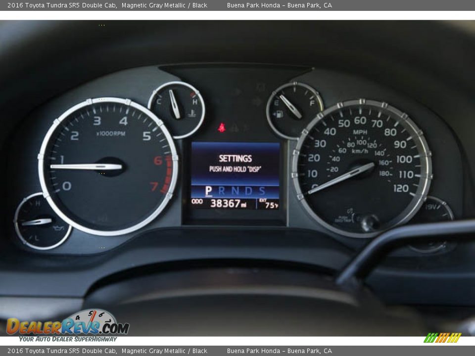 2016 Toyota Tundra SR5 Double Cab Gauges Photo #26