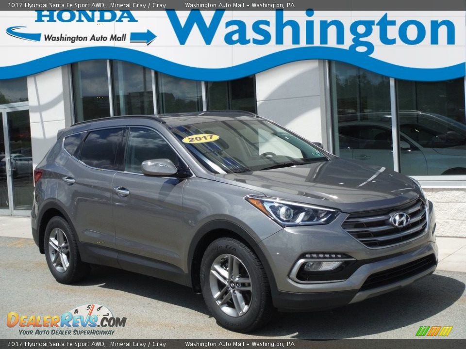 2017 Hyundai Santa Fe Sport AWD Mineral Gray / Gray Photo #1