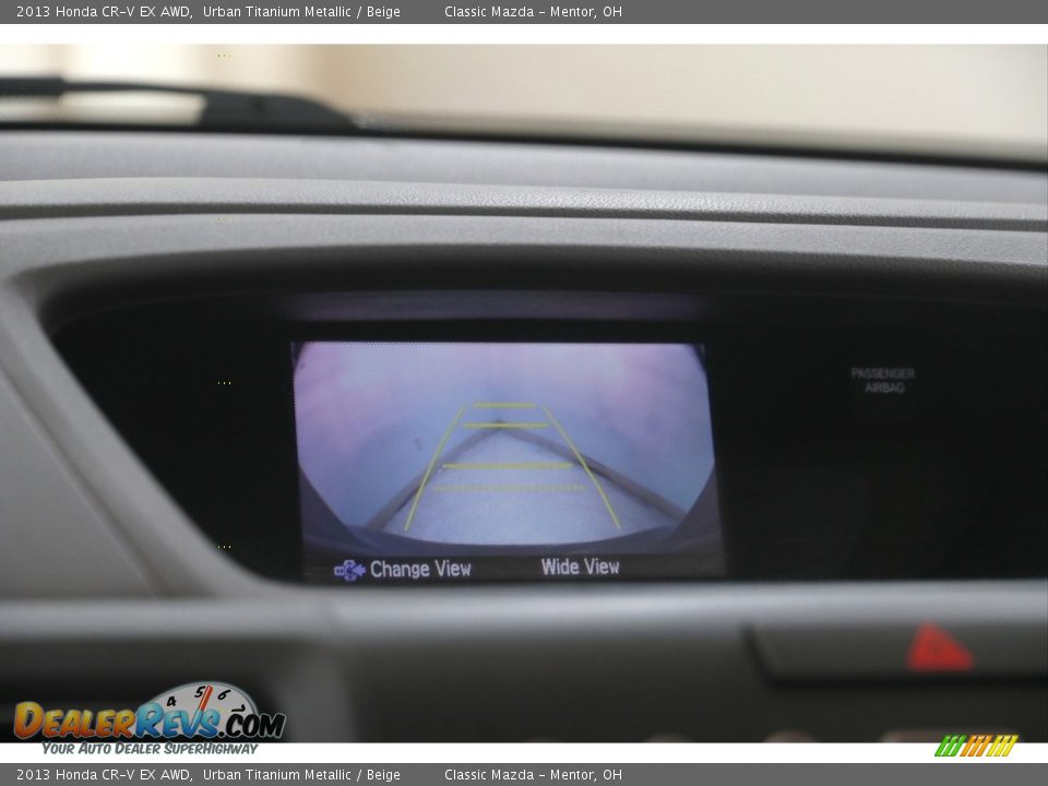2013 Honda CR-V EX AWD Urban Titanium Metallic / Beige Photo #12