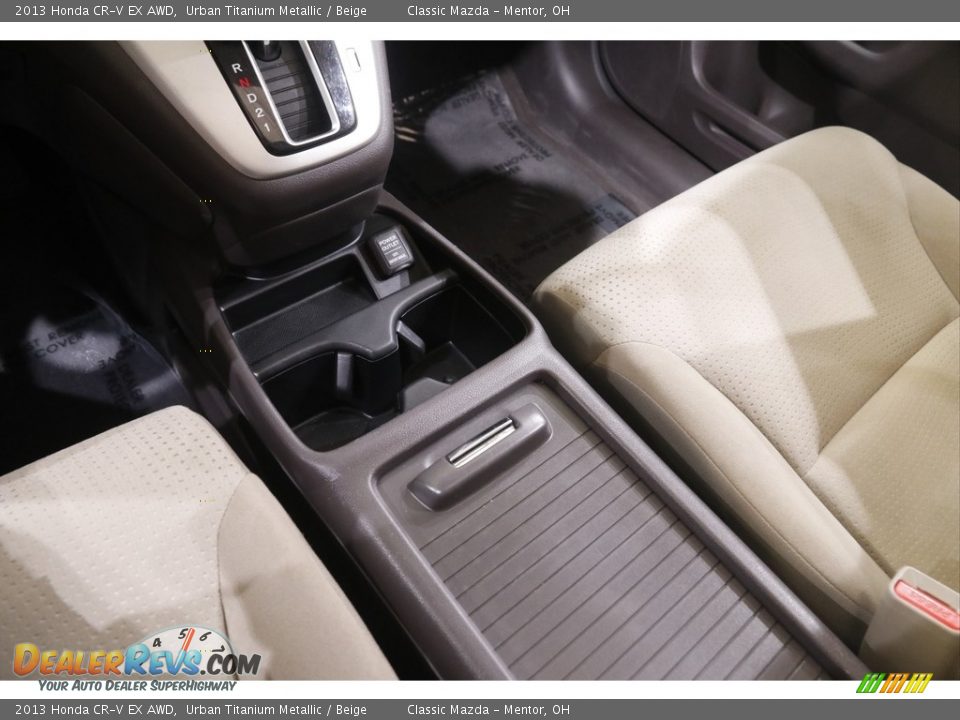 2013 Honda CR-V EX AWD Urban Titanium Metallic / Beige Photo #13