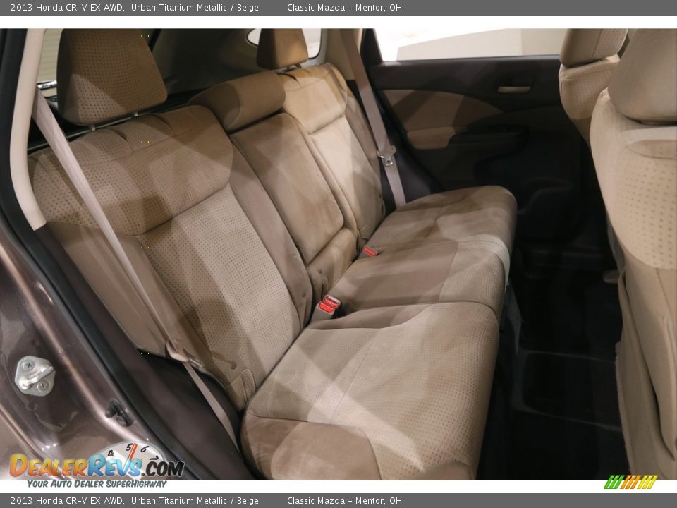 2013 Honda CR-V EX AWD Urban Titanium Metallic / Beige Photo #16