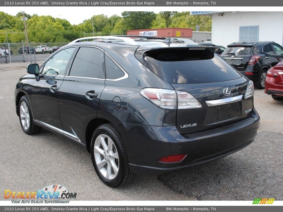 2010 Lexus RX 350 AWD Smokey Granite Mica / Light Gray/Espresso Birds-Eye Maple Photo #3