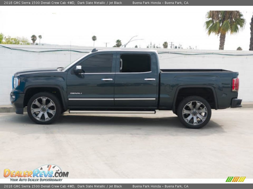 2018 GMC Sierra 1500 Denali Crew Cab 4WD Dark Slate Metallic / Jet Black Photo #8