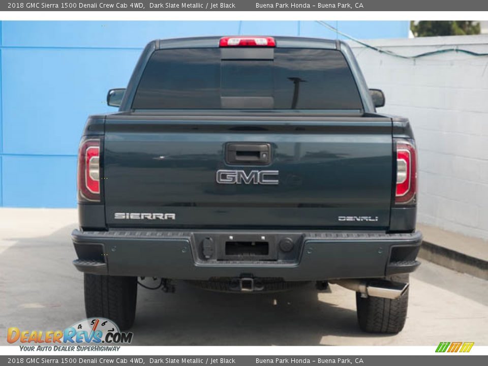 2018 GMC Sierra 1500 Denali Crew Cab 4WD Dark Slate Metallic / Jet Black Photo #9