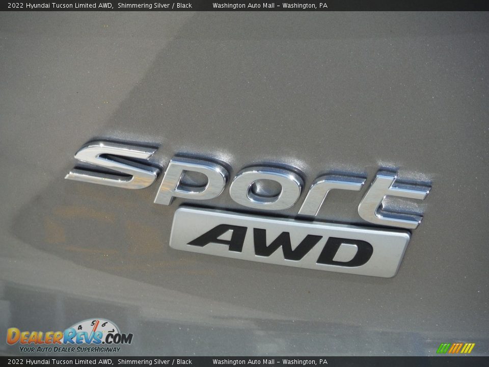 2022 Hyundai Tucson Limited AWD Shimmering Silver / Black Photo #9