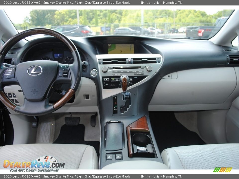 2010 Lexus RX 350 AWD Smokey Granite Mica / Light Gray/Espresso Birds-Eye Maple Photo #9