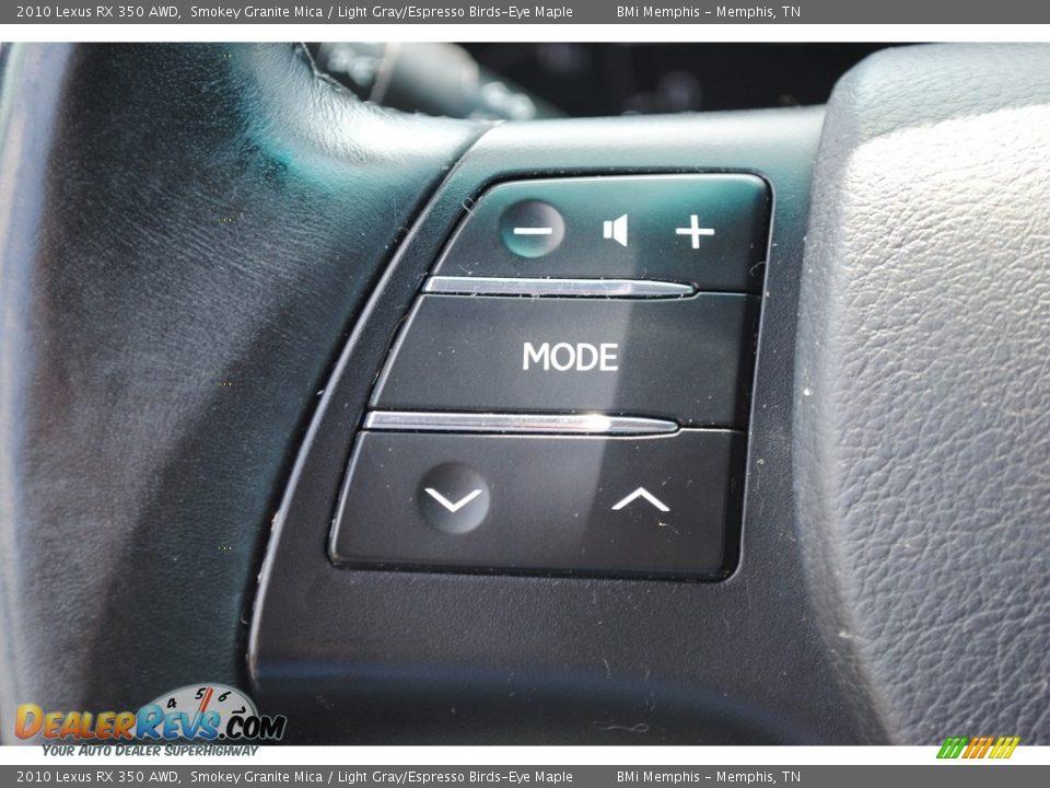 2010 Lexus RX 350 AWD Smokey Granite Mica / Light Gray/Espresso Birds-Eye Maple Photo #13