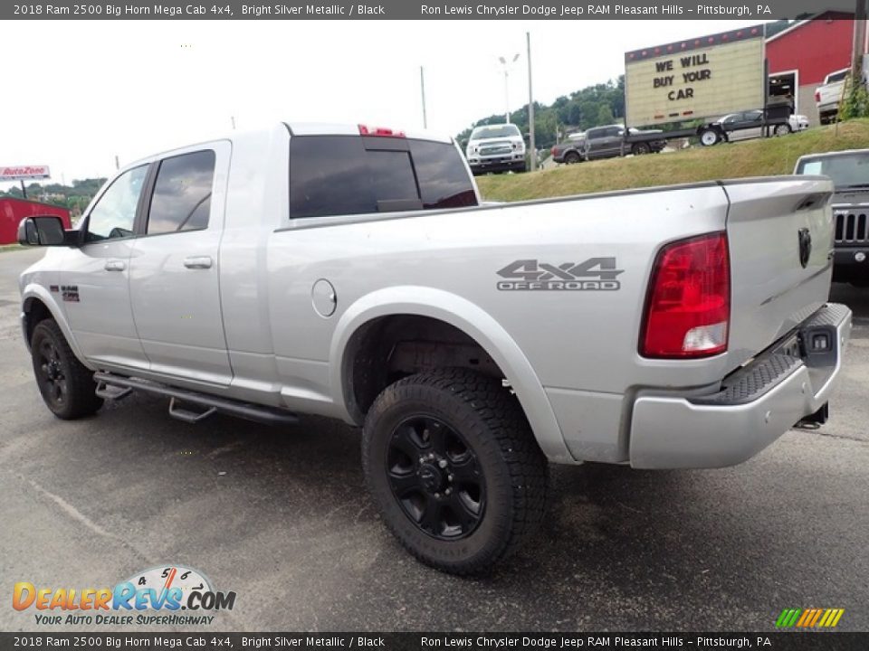 2018 Ram 2500 Big Horn Mega Cab 4x4 Bright Silver Metallic / Black Photo #3