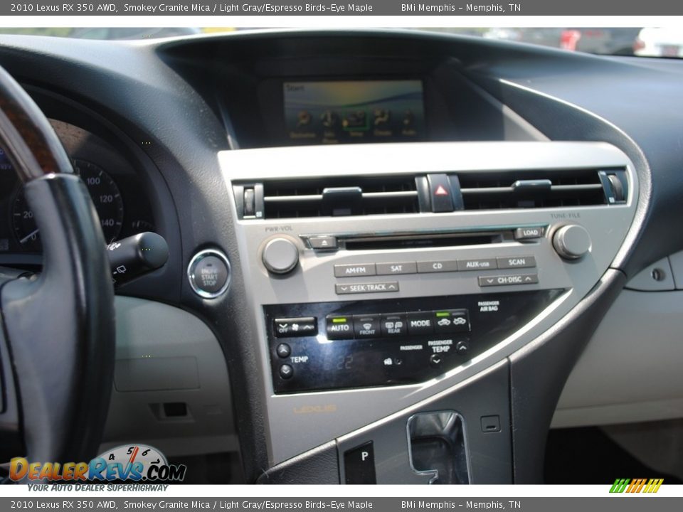 2010 Lexus RX 350 AWD Smokey Granite Mica / Light Gray/Espresso Birds-Eye Maple Photo #16