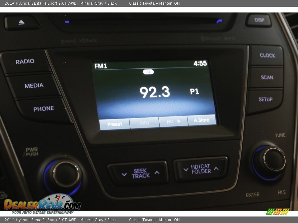 2014 Hyundai Santa Fe Sport 2.0T AWD Mineral Gray / Black Photo #10