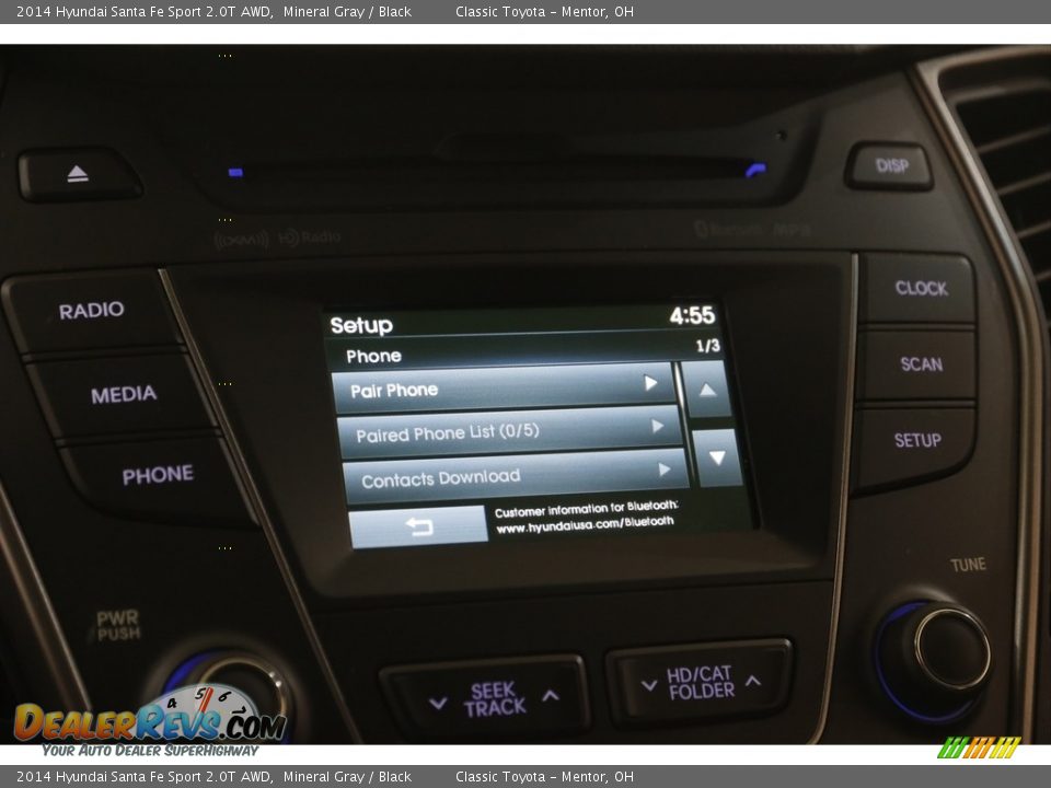 2014 Hyundai Santa Fe Sport 2.0T AWD Mineral Gray / Black Photo #11