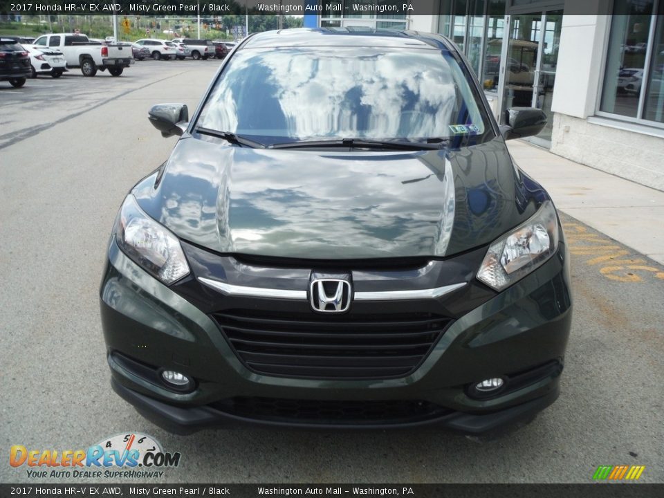 2017 Honda HR-V EX AWD Misty Green Pearl / Black Photo #4