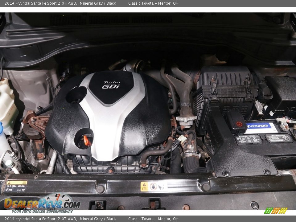 2014 Hyundai Santa Fe Sport 2.0T AWD Mineral Gray / Black Photo #19