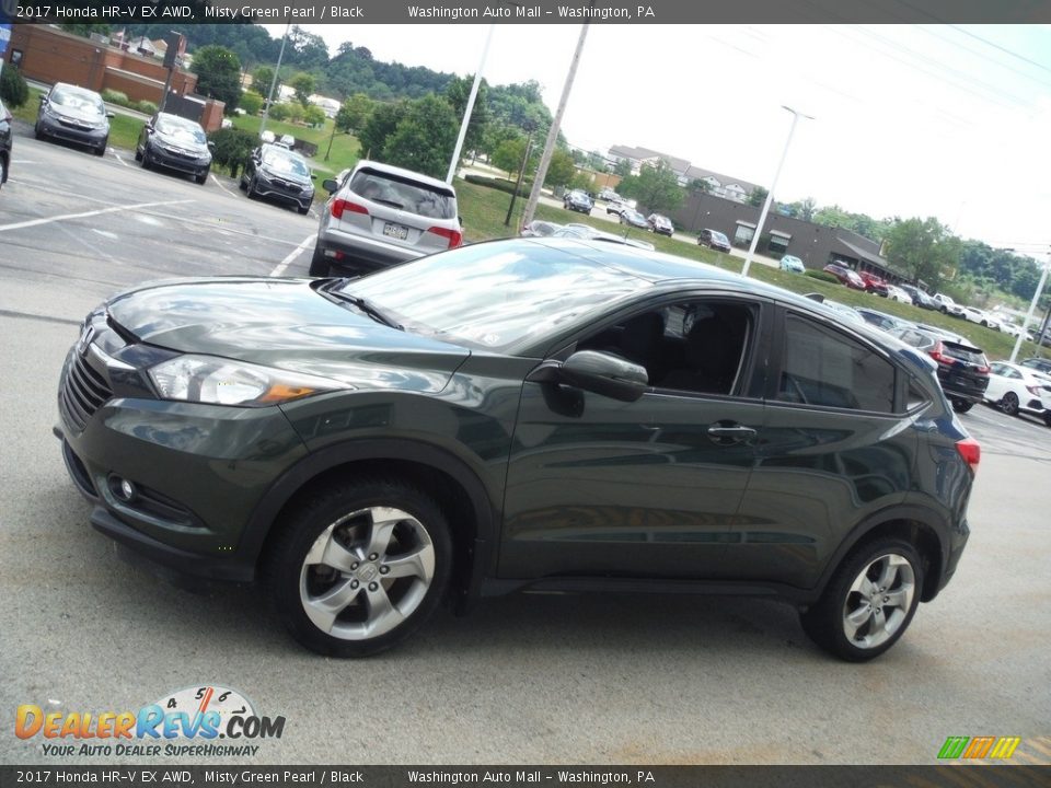2017 Honda HR-V EX AWD Misty Green Pearl / Black Photo #6