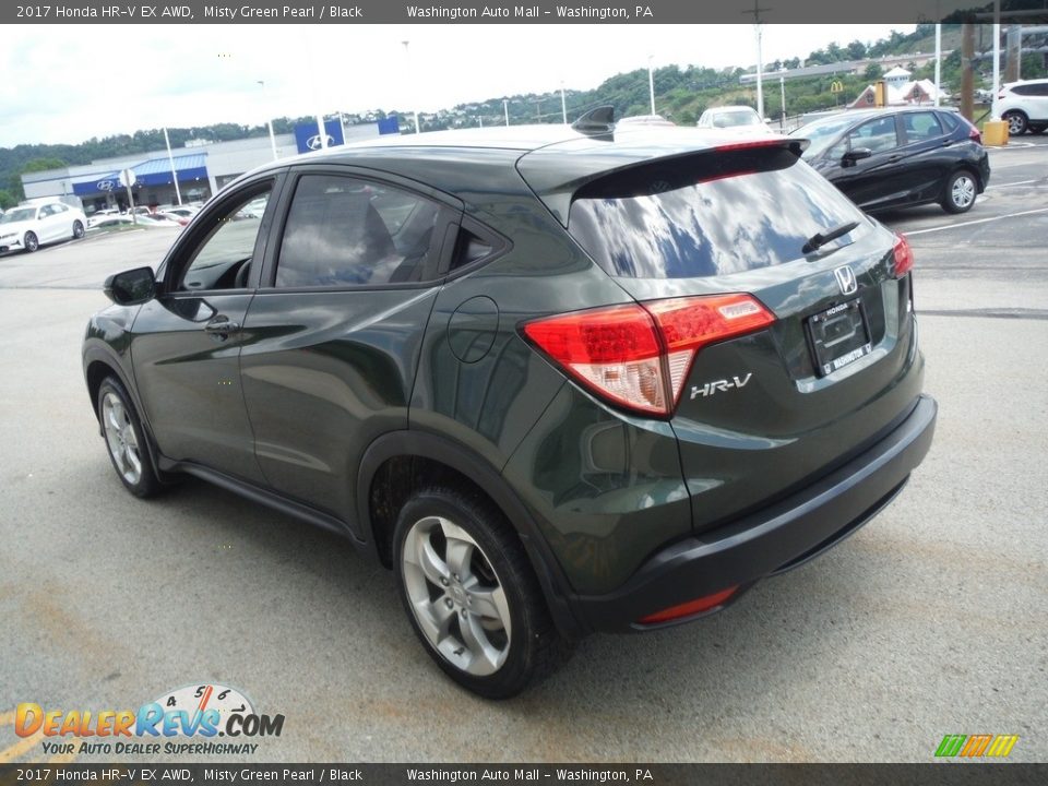 2017 Honda HR-V EX AWD Misty Green Pearl / Black Photo #7