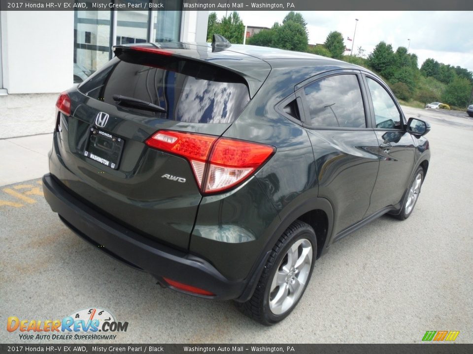 2017 Honda HR-V EX AWD Misty Green Pearl / Black Photo #9