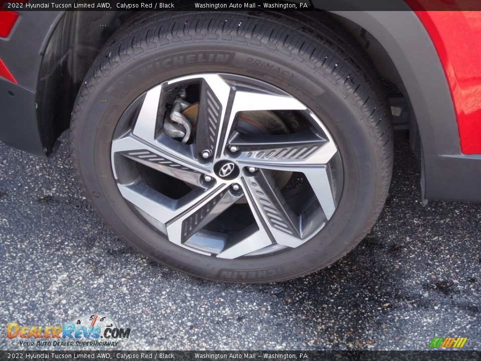 2022 Hyundai Tucson Limited AWD Calypso Red / Black Photo #3