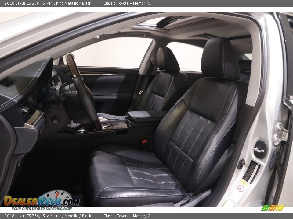 2018 Lexus ES 350 Silver Lining Metallic / Black Photo #5
