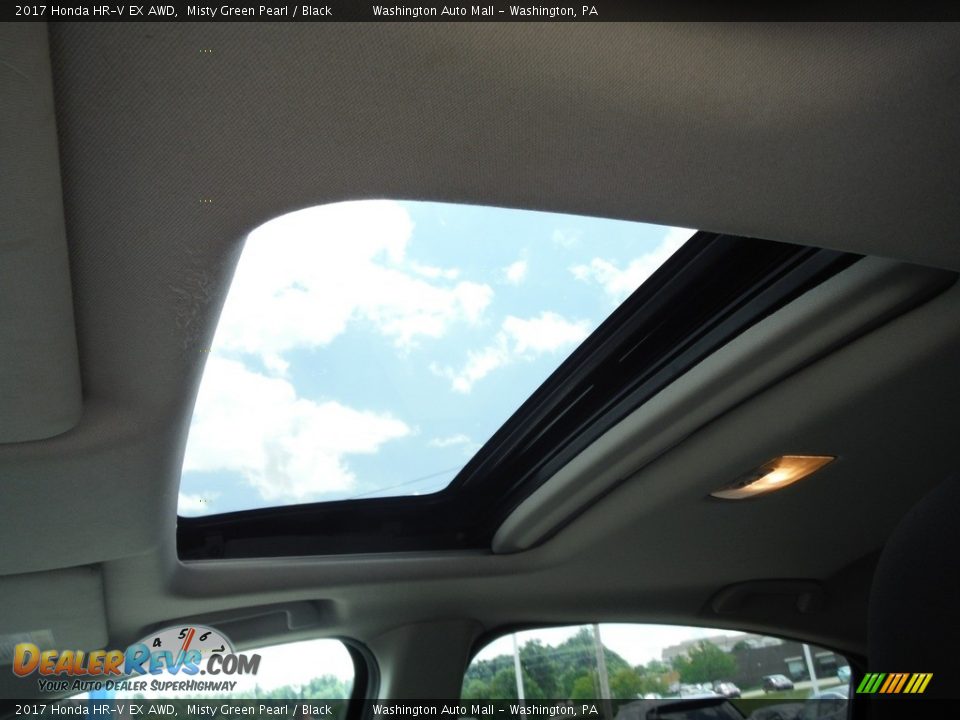 2017 Honda HR-V EX AWD Misty Green Pearl / Black Photo #11