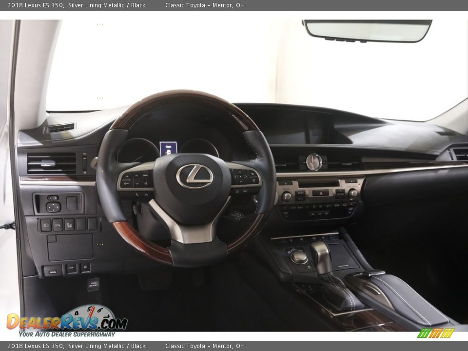 2018 Lexus ES 350 Silver Lining Metallic / Black Photo #6