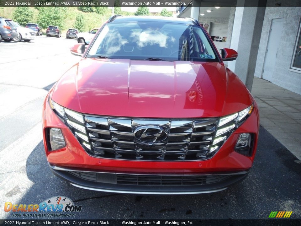 2022 Hyundai Tucson Limited AWD Calypso Red / Black Photo #5