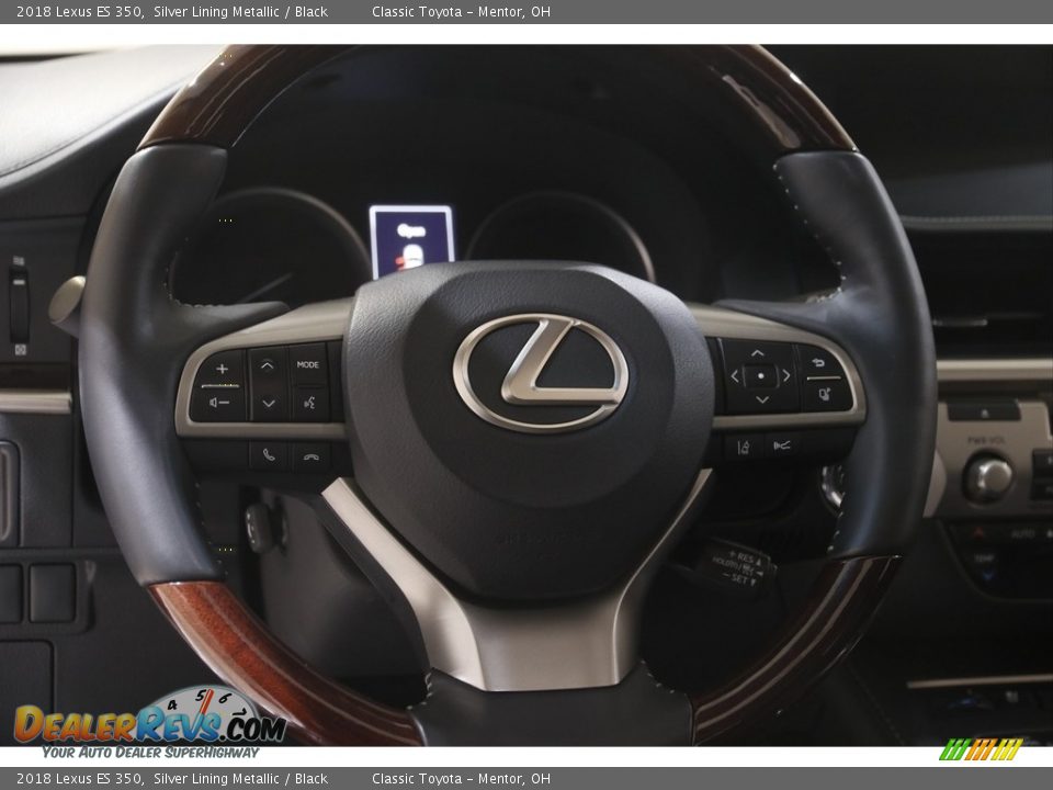 2018 Lexus ES 350 Silver Lining Metallic / Black Photo #7