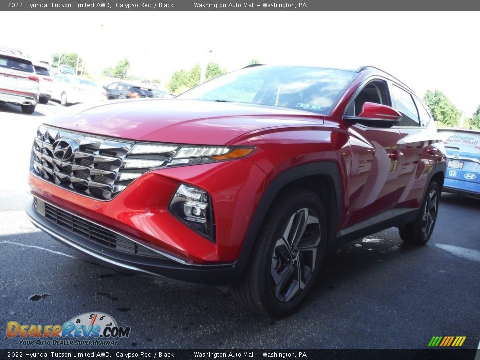2022 Hyundai Tucson Limited AWD Calypso Red / Black Photo #6