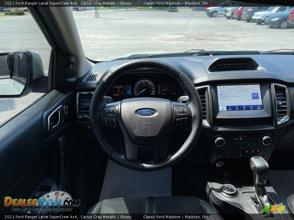 2021 Ford Ranger Lariat SuperCrew 4x4 Cactus Gray Metallic / Ebony Photo #8