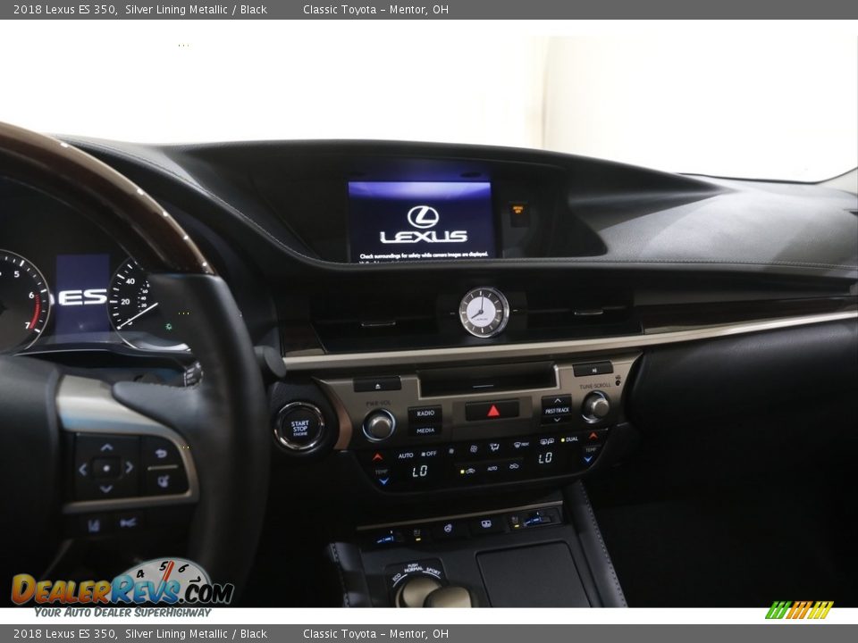 2018 Lexus ES 350 Silver Lining Metallic / Black Photo #9