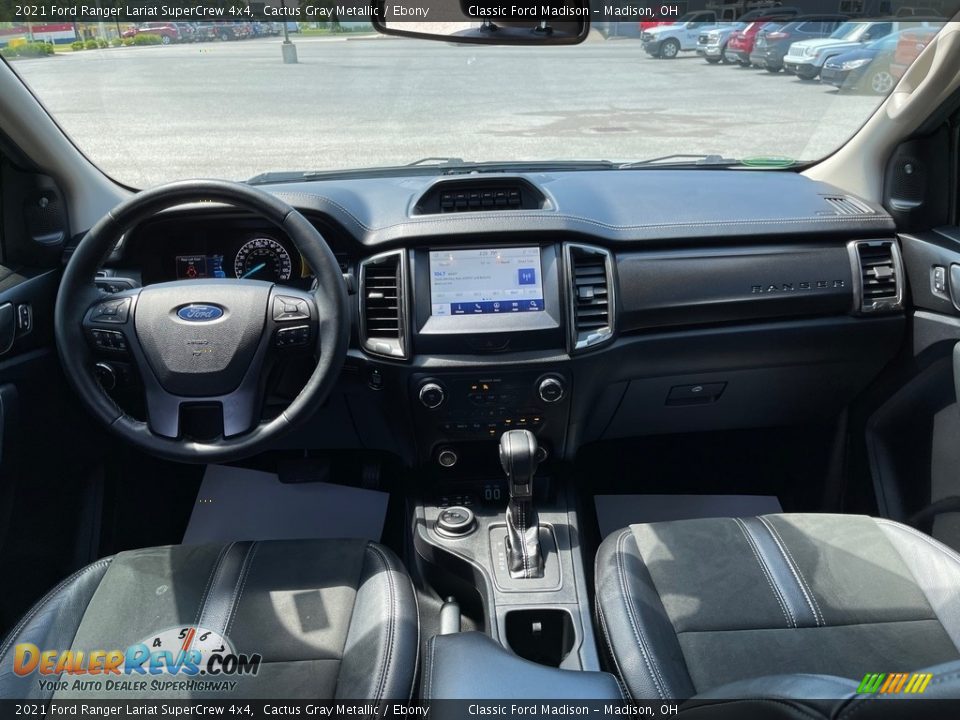 Dashboard of 2021 Ford Ranger Lariat SuperCrew 4x4 Photo #9