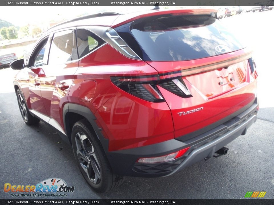 2022 Hyundai Tucson Limited AWD Calypso Red / Black Photo #8