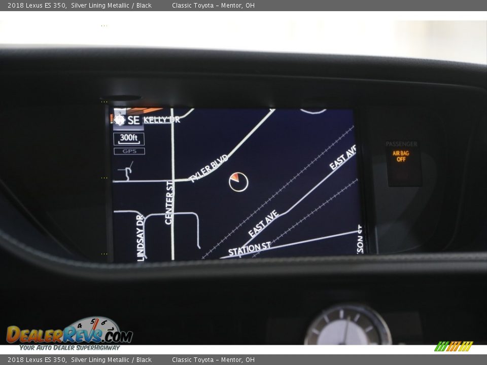2018 Lexus ES 350 Silver Lining Metallic / Black Photo #11