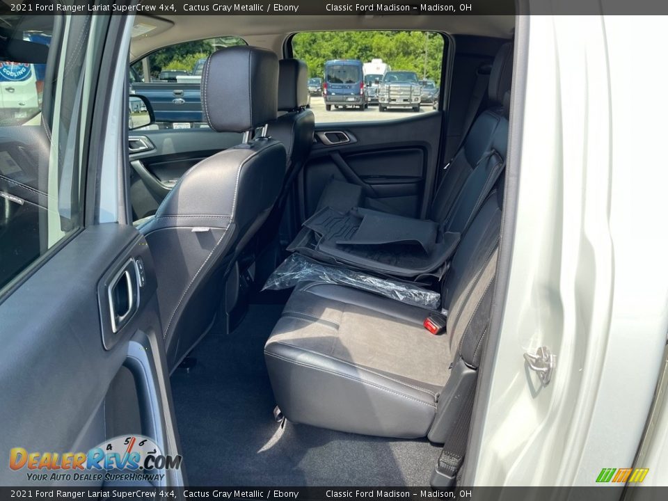 Rear Seat of 2021 Ford Ranger Lariat SuperCrew 4x4 Photo #12