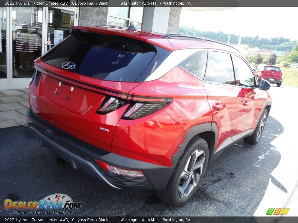 2022 Hyundai Tucson Limited AWD Calypso Red / Black Photo #11