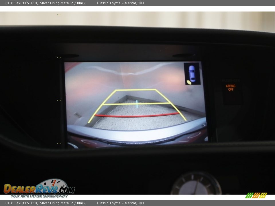 2018 Lexus ES 350 Silver Lining Metallic / Black Photo #15