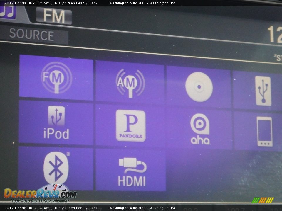 2017 Honda HR-V EX AWD Misty Green Pearl / Black Photo #21